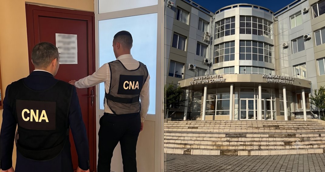 Doi decani ai Universității de Stat din Comrat, încătușați pentru corupție. Ce acuzații li se aduc