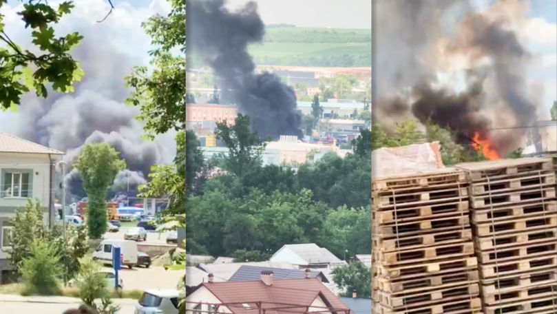Incendiu în Chișinău. La fața locului au intervenit 4 echipaje de pompieri