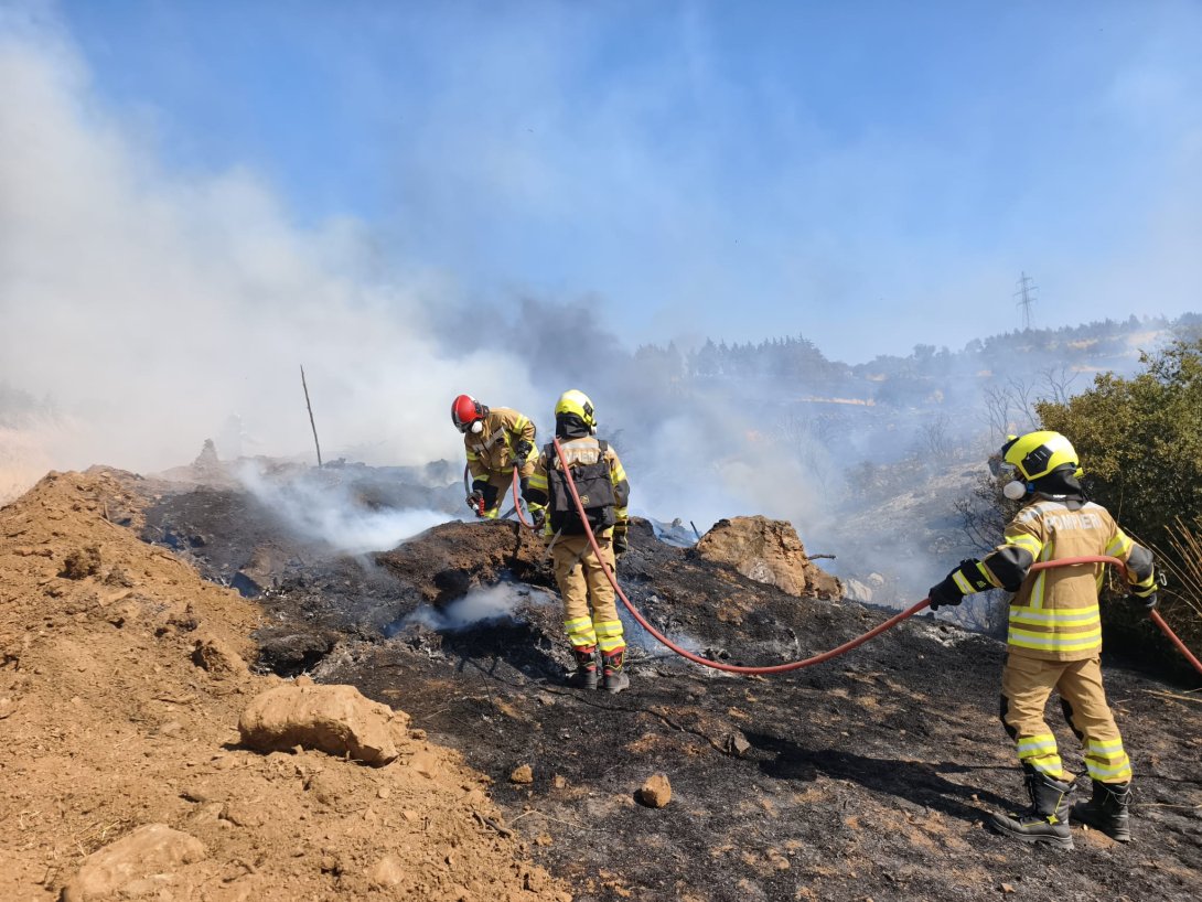 Pompierii moldoveni au intervenit la un nou incendiu de vegetație în Grecia