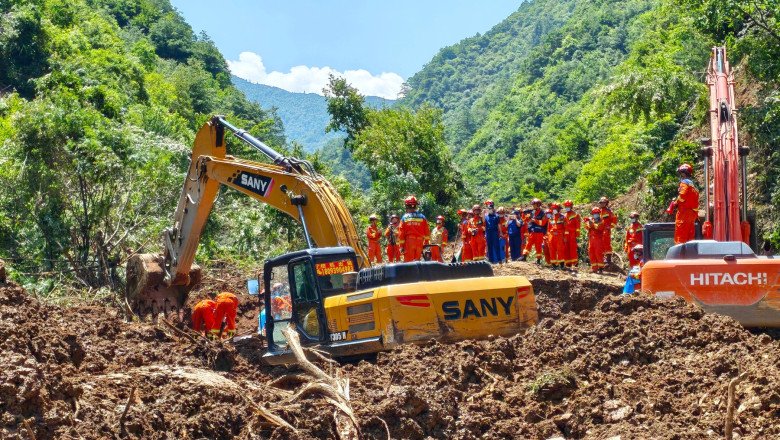 Alunecare de teren în China: Bilanțul a ajuns la 21 de morți