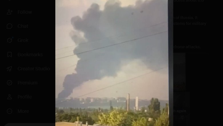 Dronele ucrainene au lovit infrastructura petrolieră din Rusia. O rafinărie din Krasnodar a luat foc