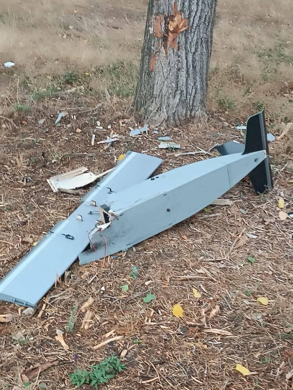 O dronă a fost găsită la sol în apropierea traseului Chișinău–Basarabeasca. Poliția se află la fața locului
