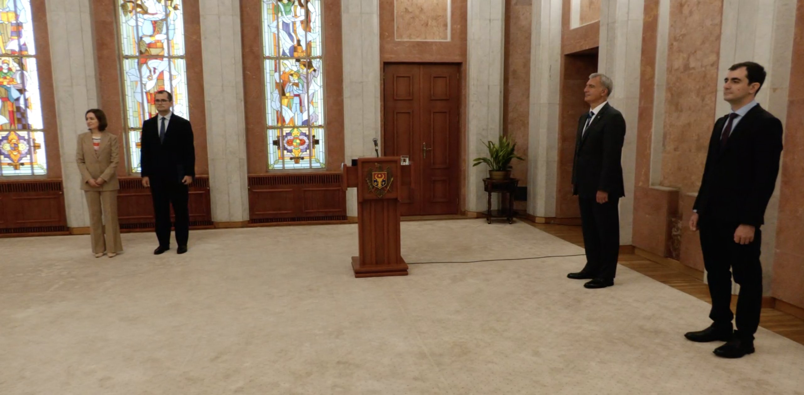Claudiu Năsui și Eugeniu Osmochescu au depus jurământul de învestire