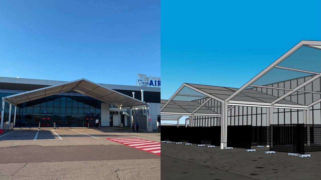 Soluție pentru aglomerația de la Aeroportul Chișinău: Trei copertine noi pentru pasageri înainte de îmbarcare