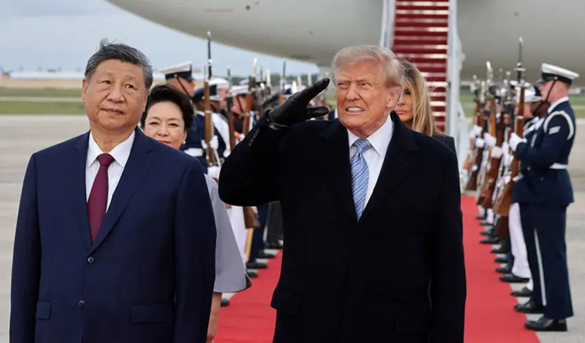 Xi Jinping, primit la Casa Albă de Donald Trump: ,,Primul lider chinez care efectuează pentru a doua oară o vizită”