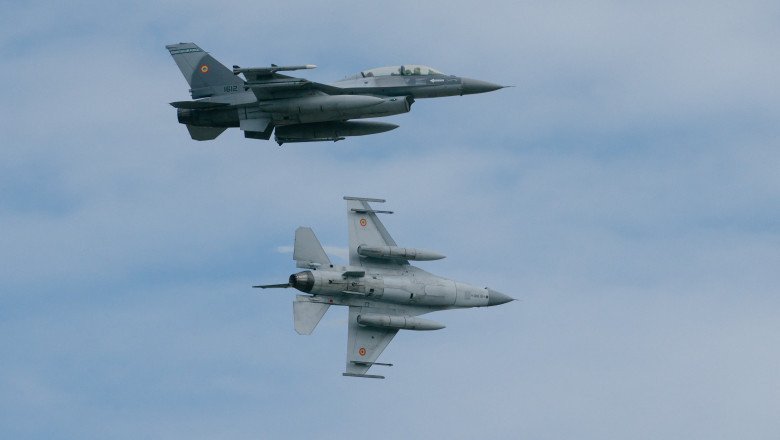 Mai multe drone, detectate în apropierea graniței României. Două avioane F-16 au fost ridicate de la sol