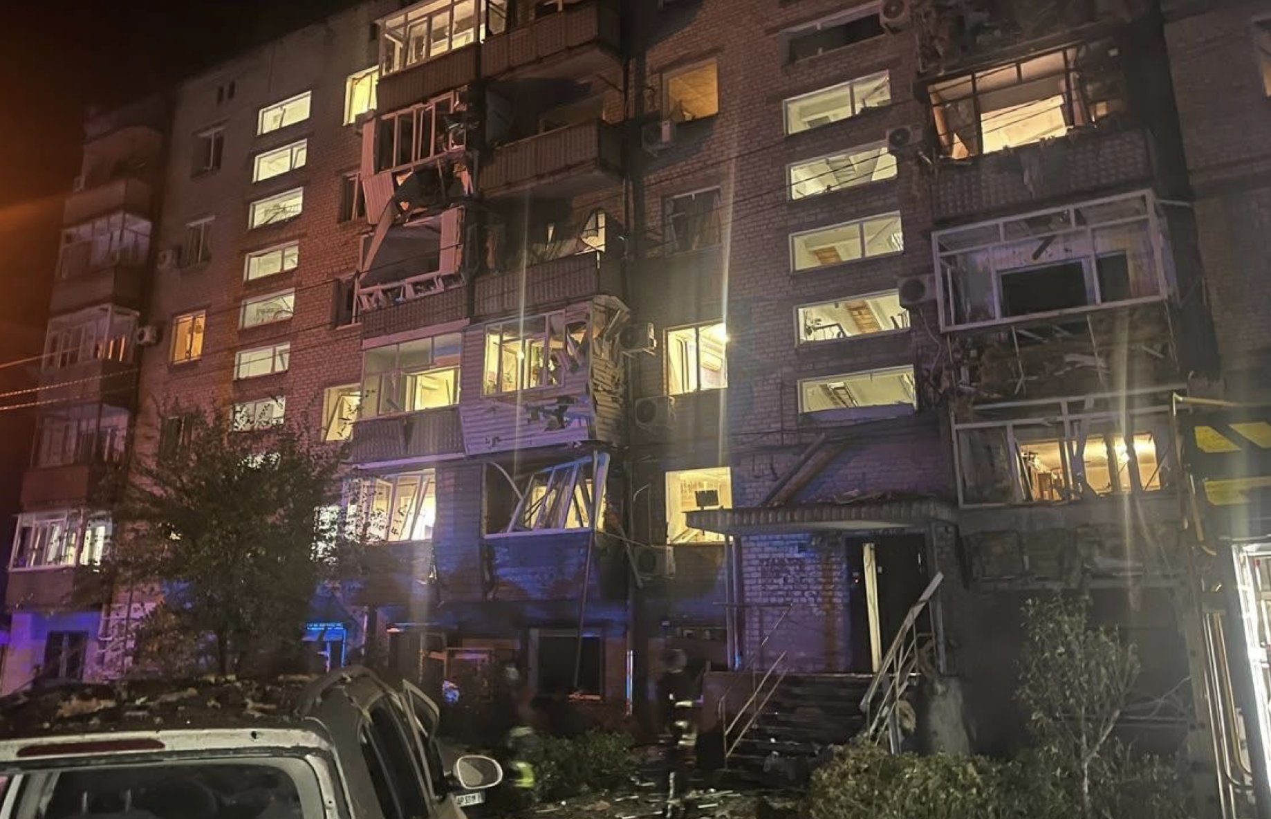 Atac masiv al Rusiei asupra orașului Zaporojie: un mort și opt răniți, printre care un copil