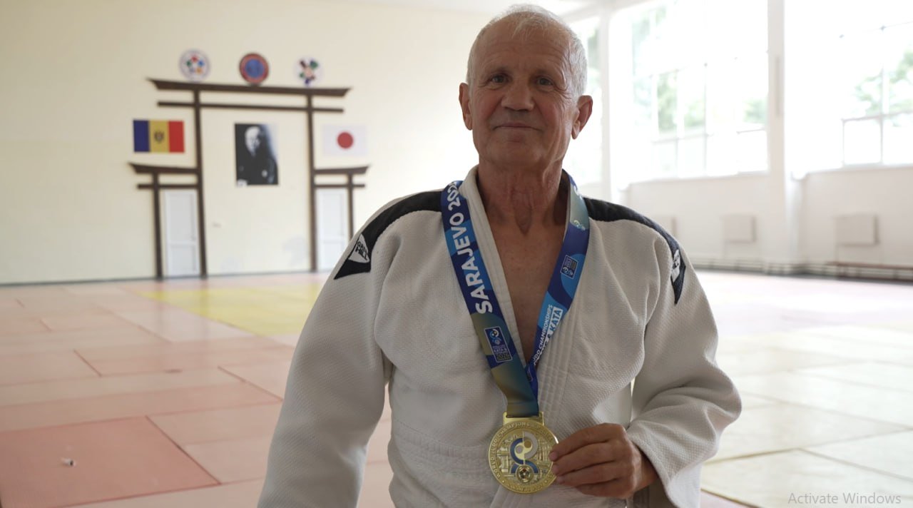 La 70 de ani, campion mondial la judo: Constantin Brînză își continuă drumul spre performanță